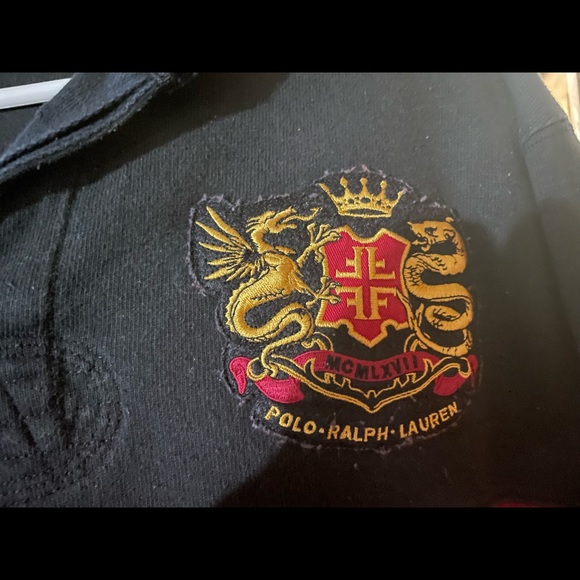 Men’s Vintage Ralph Lauren L/S Rugby medium. Lightly faded no damage. - Picture 4 of 5